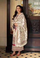 BRAND:ASIM JOFA dhanak embroidered luxury unstitched 3pc✓