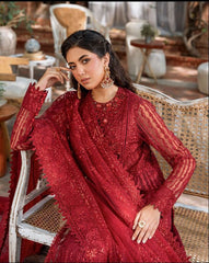 BRAND:AKBAR ASLAM net embroidered sequence luxury unstitched 3pc✓
